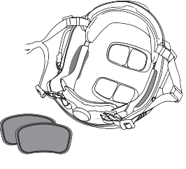 Side pads of FAST Helmet