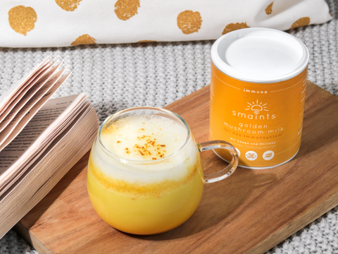 Goldene Milch Pulver mit Vitalpilzen von smaints