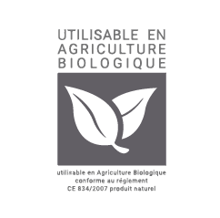 utilisable en agriculture biologique
