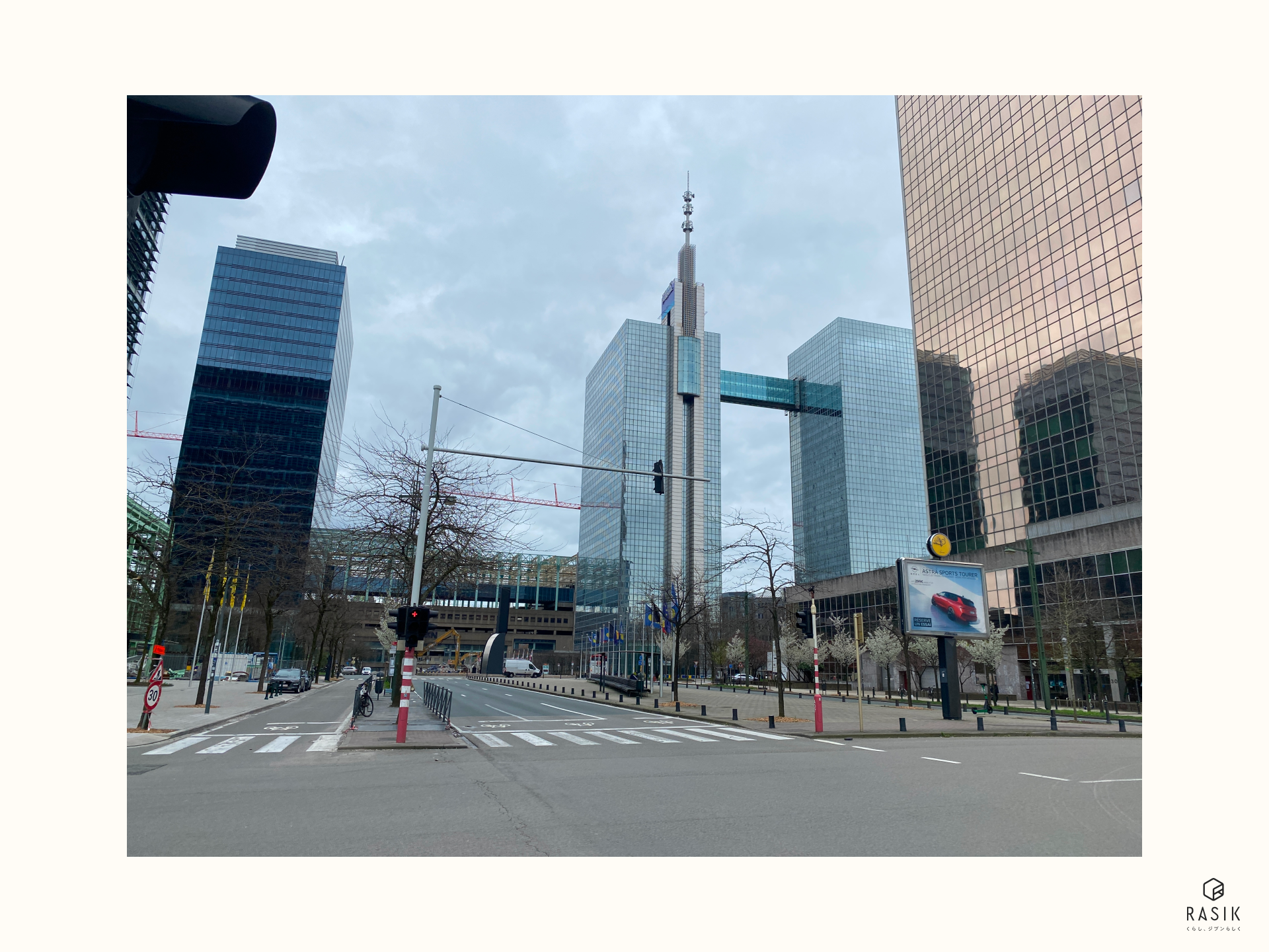 Brussel Noord駅の周辺の画像