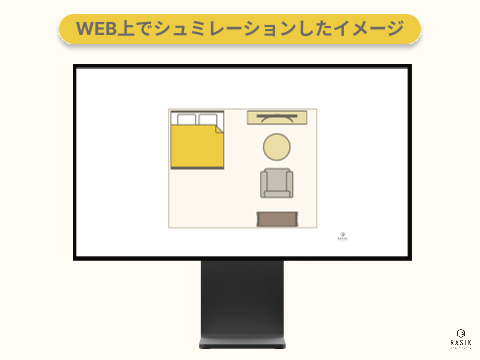 WEB上でシュミレーションした例の画像