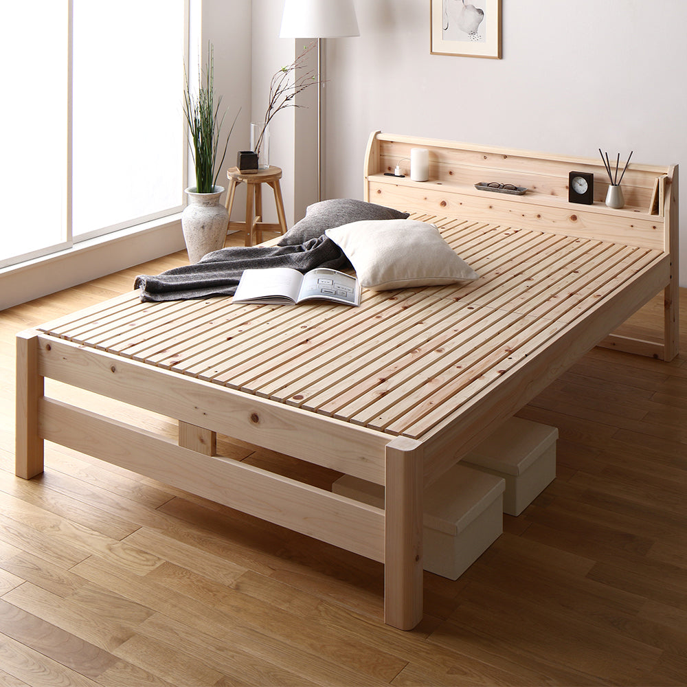 日本製ひのき 頑丈すのこベッド