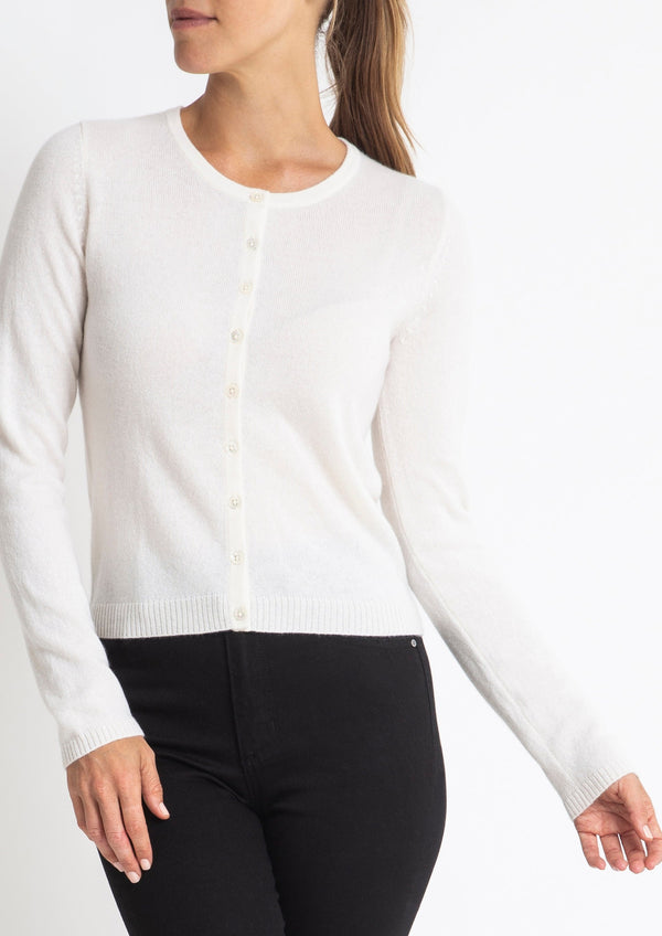 winter white cardigan ladies