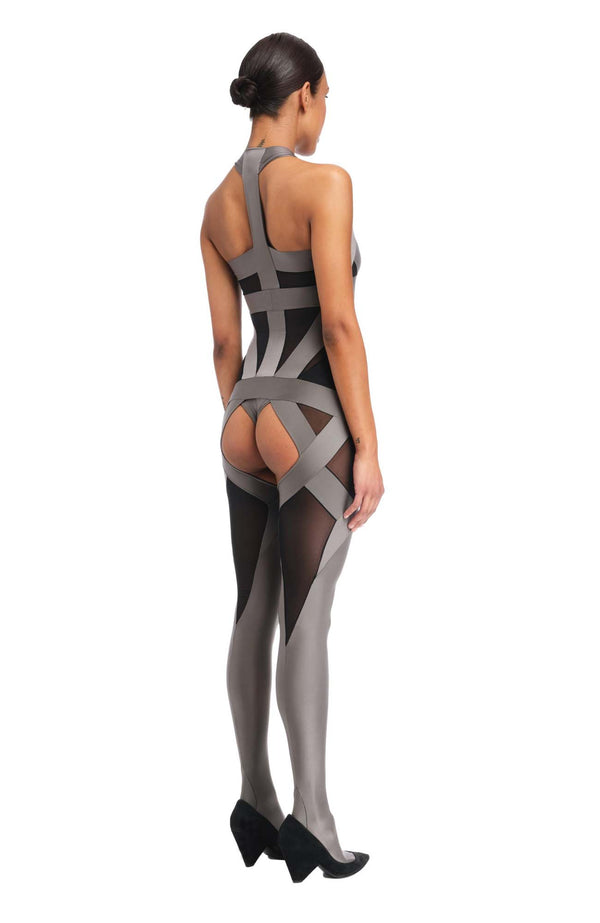 1708 / Shadow Full Body Suit / Silver – DSTM