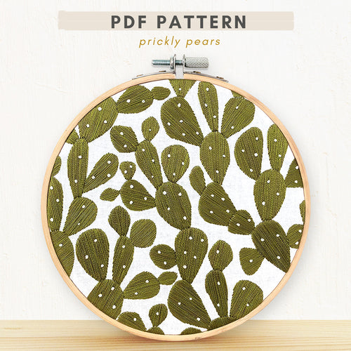 Prickly Pears - Magnetic Needle Minder – Embroidery and Sage