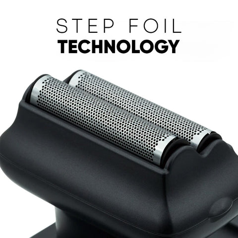 skull shaver one lion is designed for easy face shaving with its stepped foil design