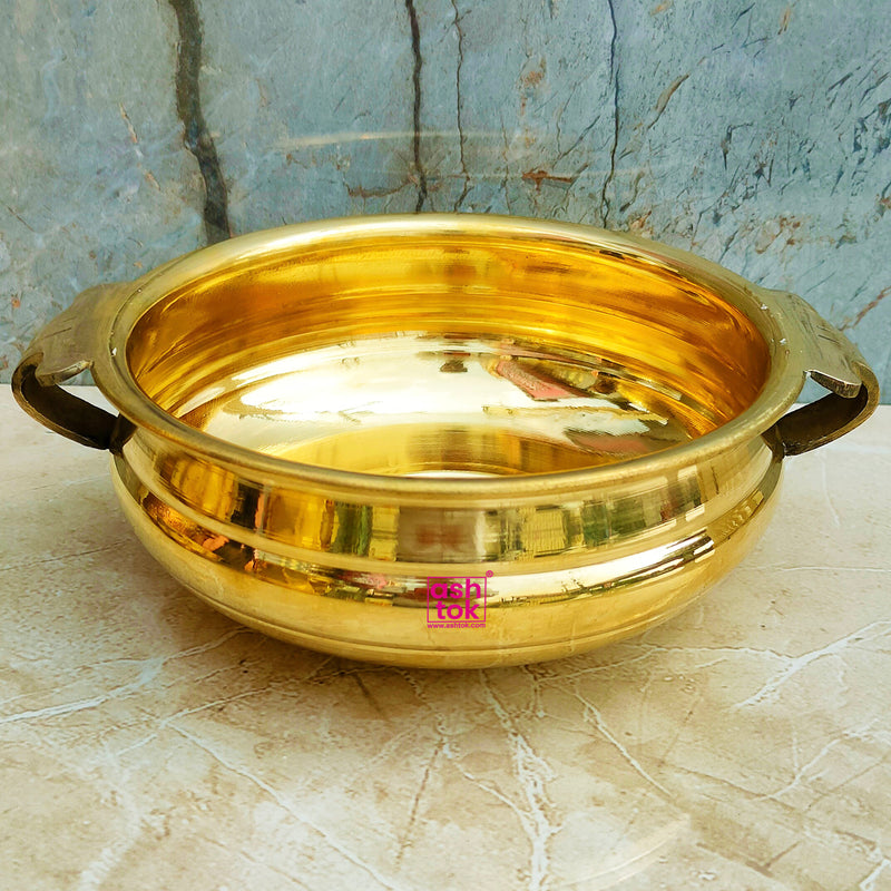 Buy Brass Nakshee Urli for Home Decor Online in India – Ashtok