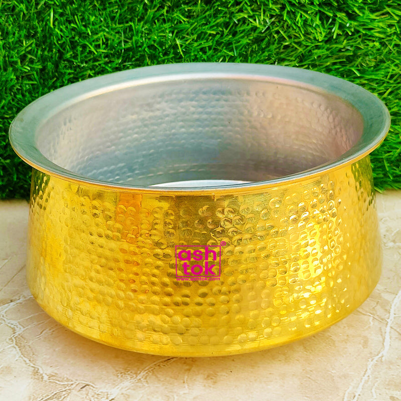 Brass Kadai Online  Brass Kadai with Khalai – Ashtok