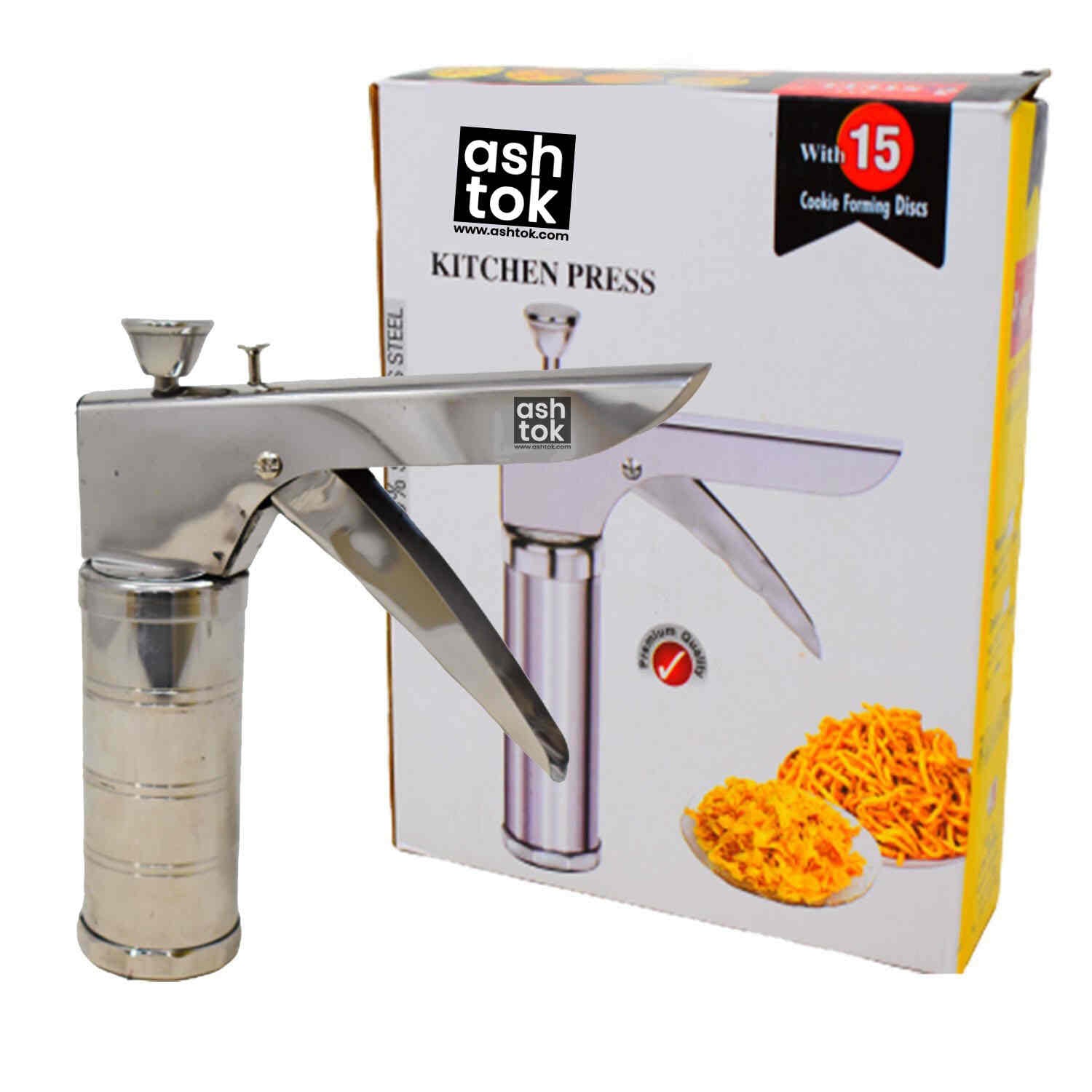 Chakli Press Maker, Idiyappam Maker Machine Of Brass for Kitchen Tools -  Pack 1