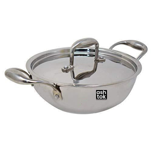 Aluminium Kadai with Lid  indolium Kadai Online – Ashtok