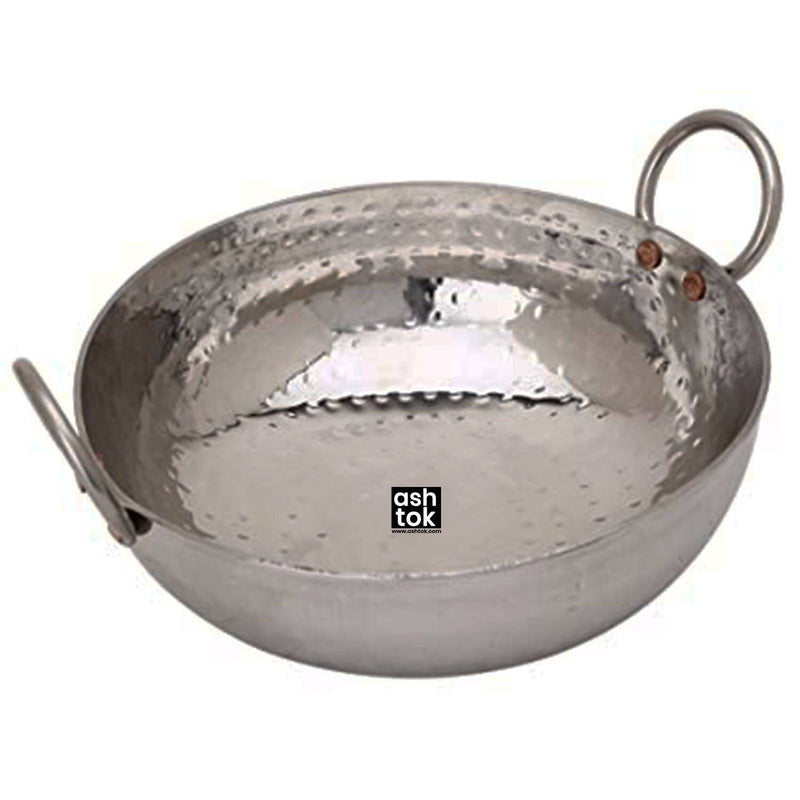 Aluminium Kadai with Lid  indolium Kadai Online – Ashtok