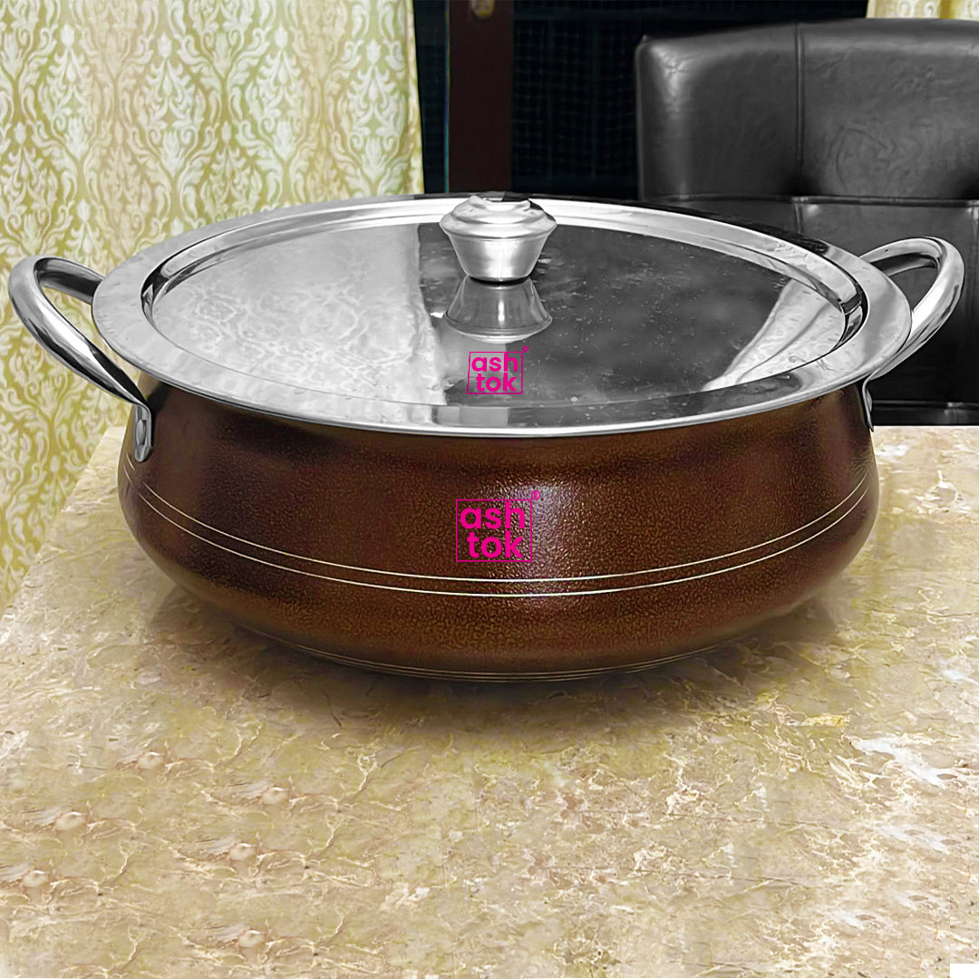 Biryani Cooking Pot Handi / Degchi W/ Lid for Catering/Restaurant