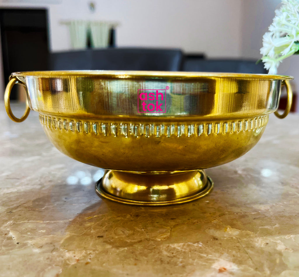 Gift Item Brass Gangalam, Desert Bowl (10 Pieces Set)