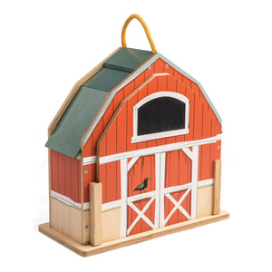 wooden animal barn