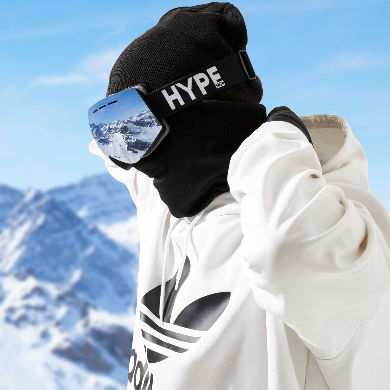 HypeSnow Dark Ride Ski Goggles 