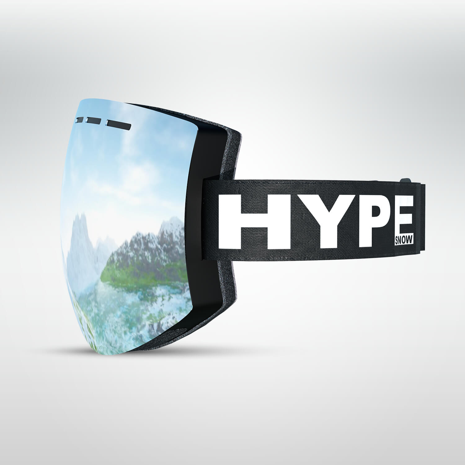 HypeSnow Dark Ride Ski Goggles 