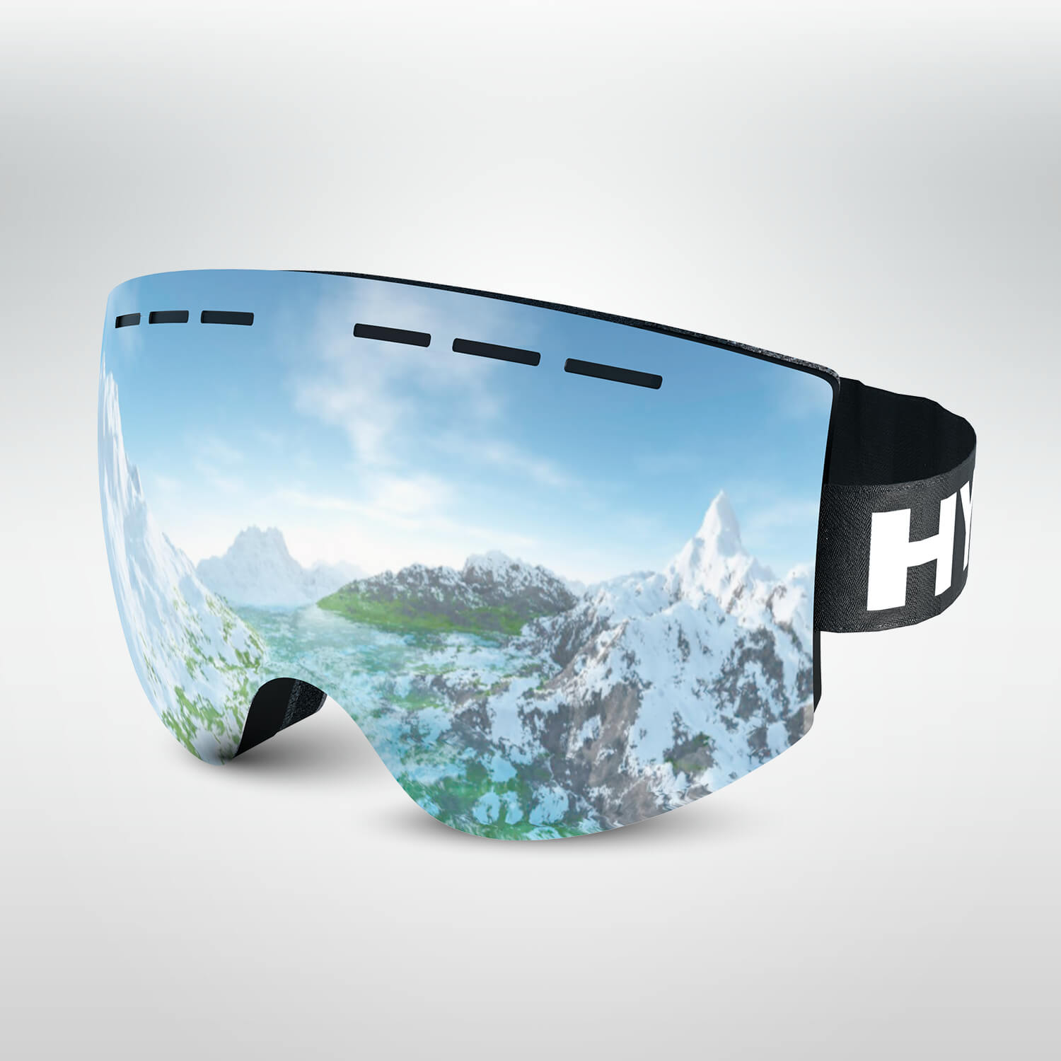 HypeSnow Dark Ride Ski Goggles 