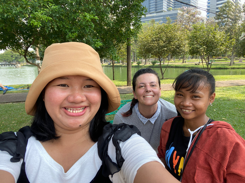 Team Having Fun at Lumpini Park