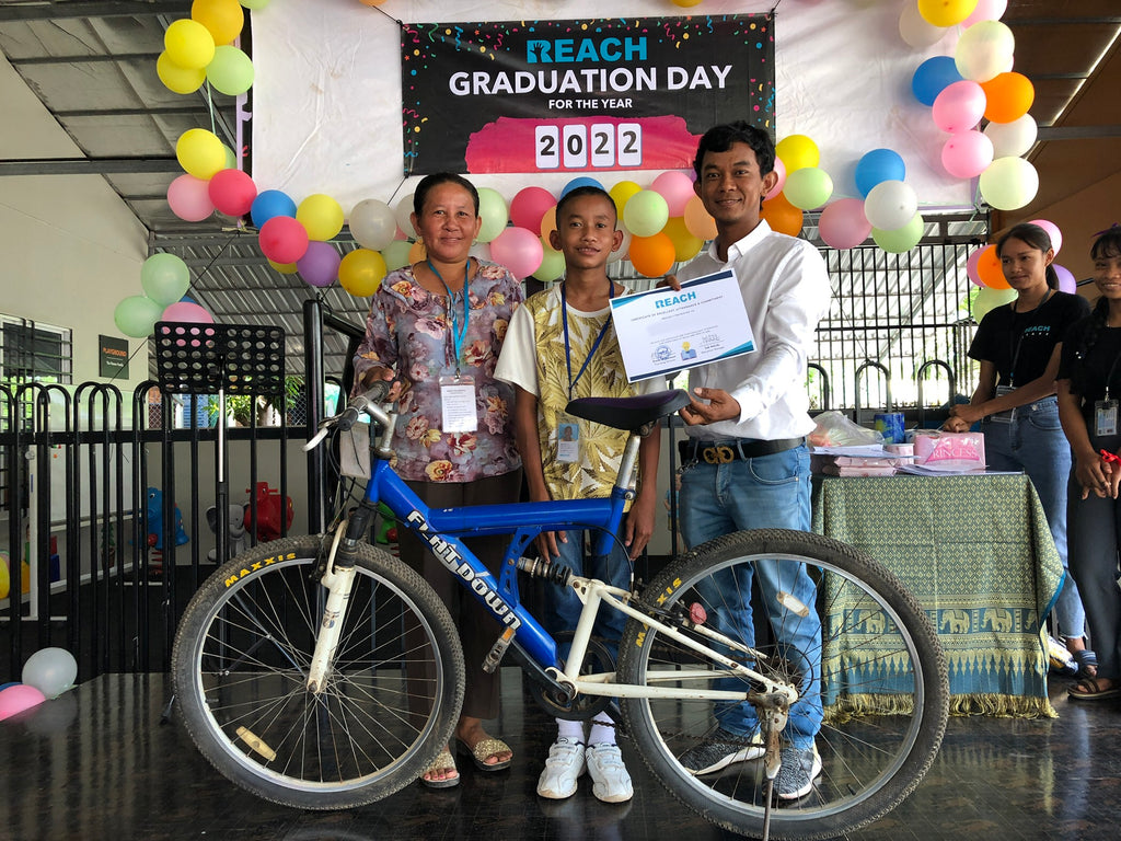 Students Received Mountain Bike