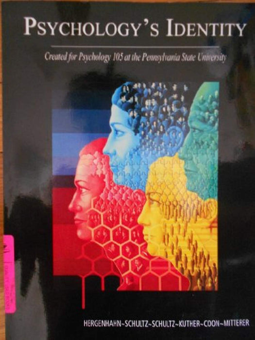 Psychology's Identity: Created for Psychology 105 at the Pennsylvania State University, Paperback by Dennis Coon