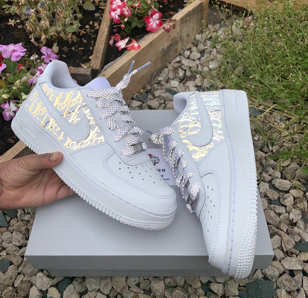 reflective af1 laces