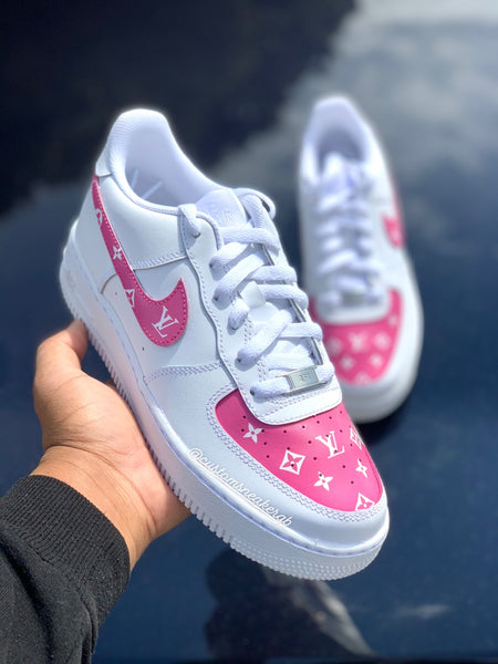 custom air force 1 pink