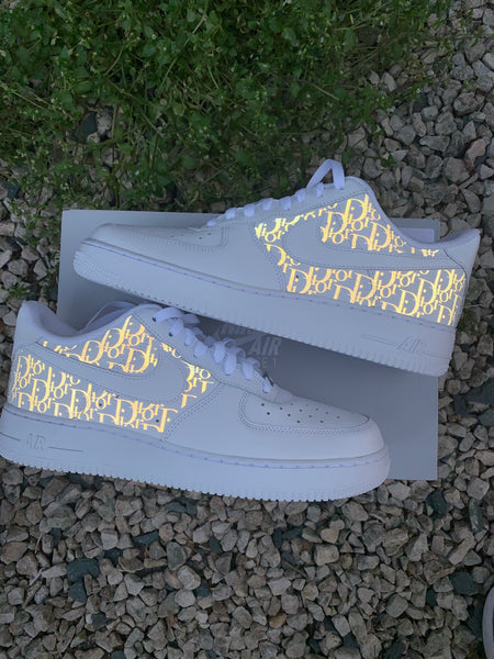 Dior Reflective Custom Air Force 1 