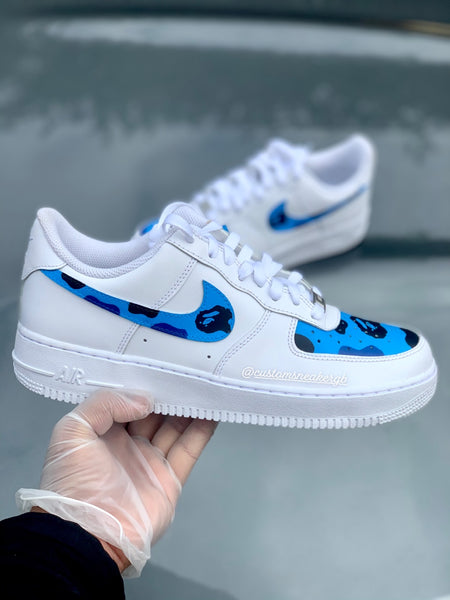 custom air force 1 bape