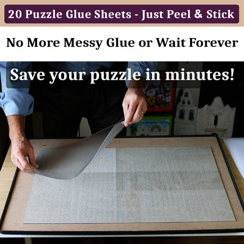 Preserve 1000 Piece Puzzle in Minutes - Extra Large Clear Puzzle Glue –  PUZZLE EZ