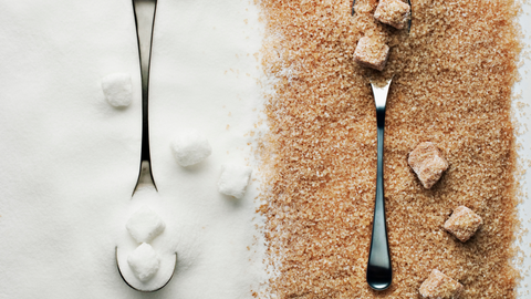 What is the difference between brown sugar and white sugar?