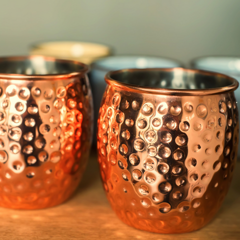 Copper mugs