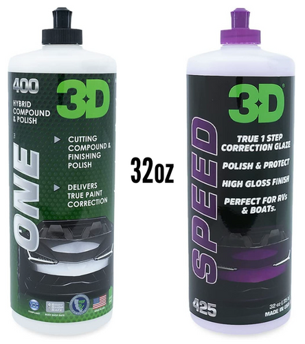 3D® ACA 510 Premium Rubbing Compound, 32oz