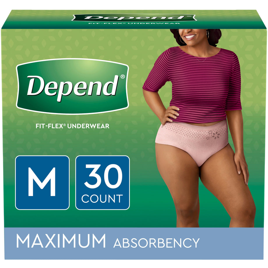 DEPEND UNDERWEAR MAX ABS X-LARGE WOMEN 15x2Pack –