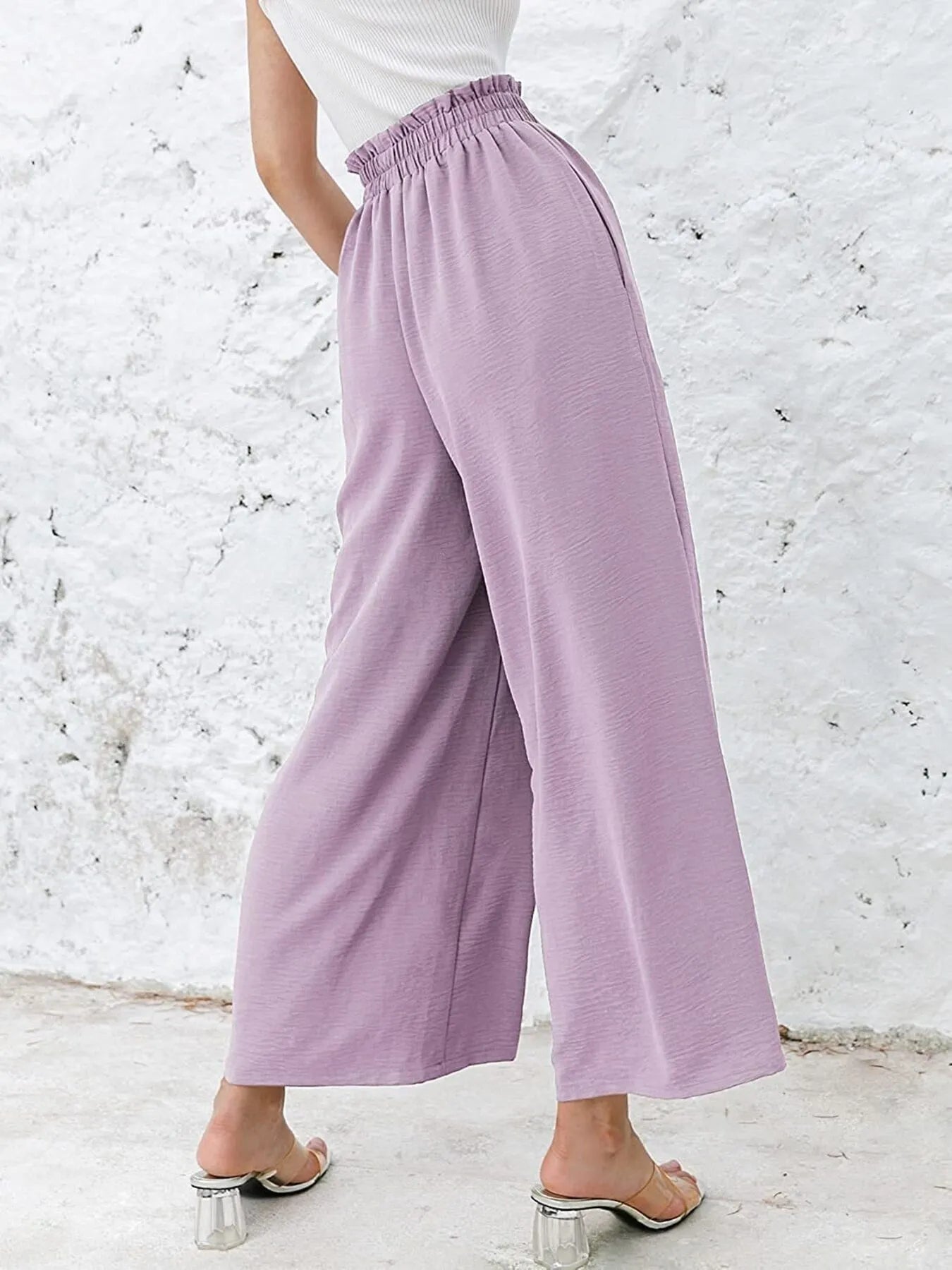 Full Size Wide Leg Pants with Pockets Plus Size