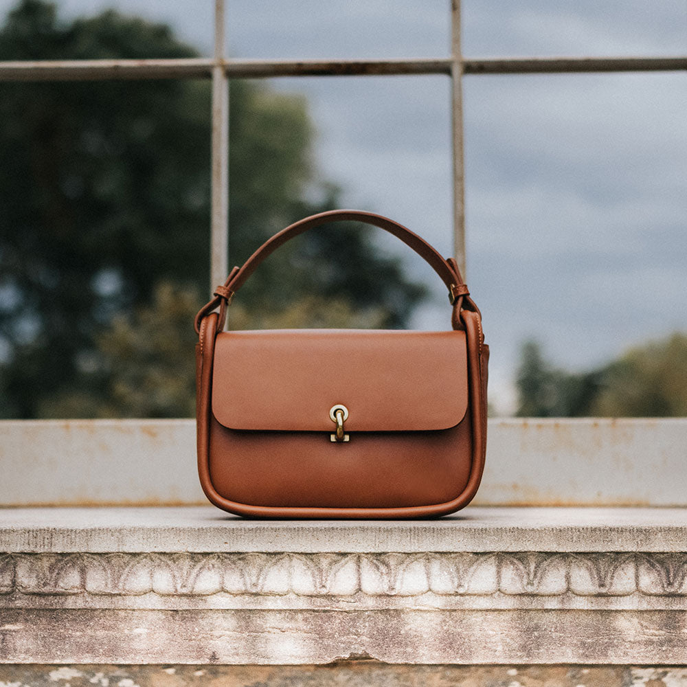 Saddle Ally Recycled Vegan Leather Crossbody Bag | Melie Bianco ...