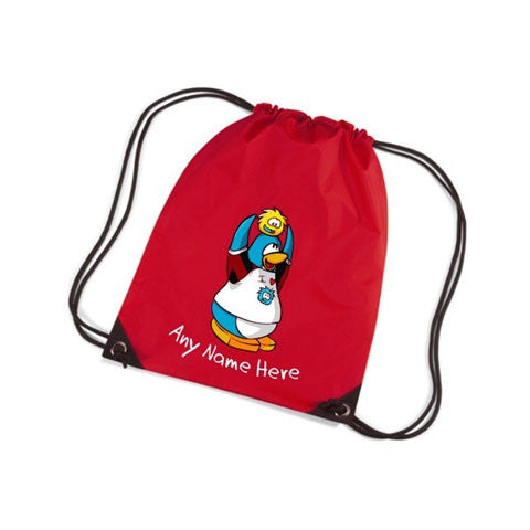 Club Penguin Personalised Gym Bag – 