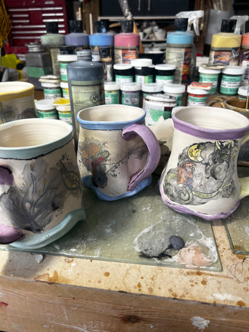 Bussardgove pottery mug process