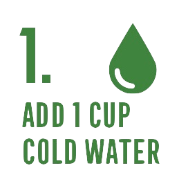 Add 1 cup cold water
