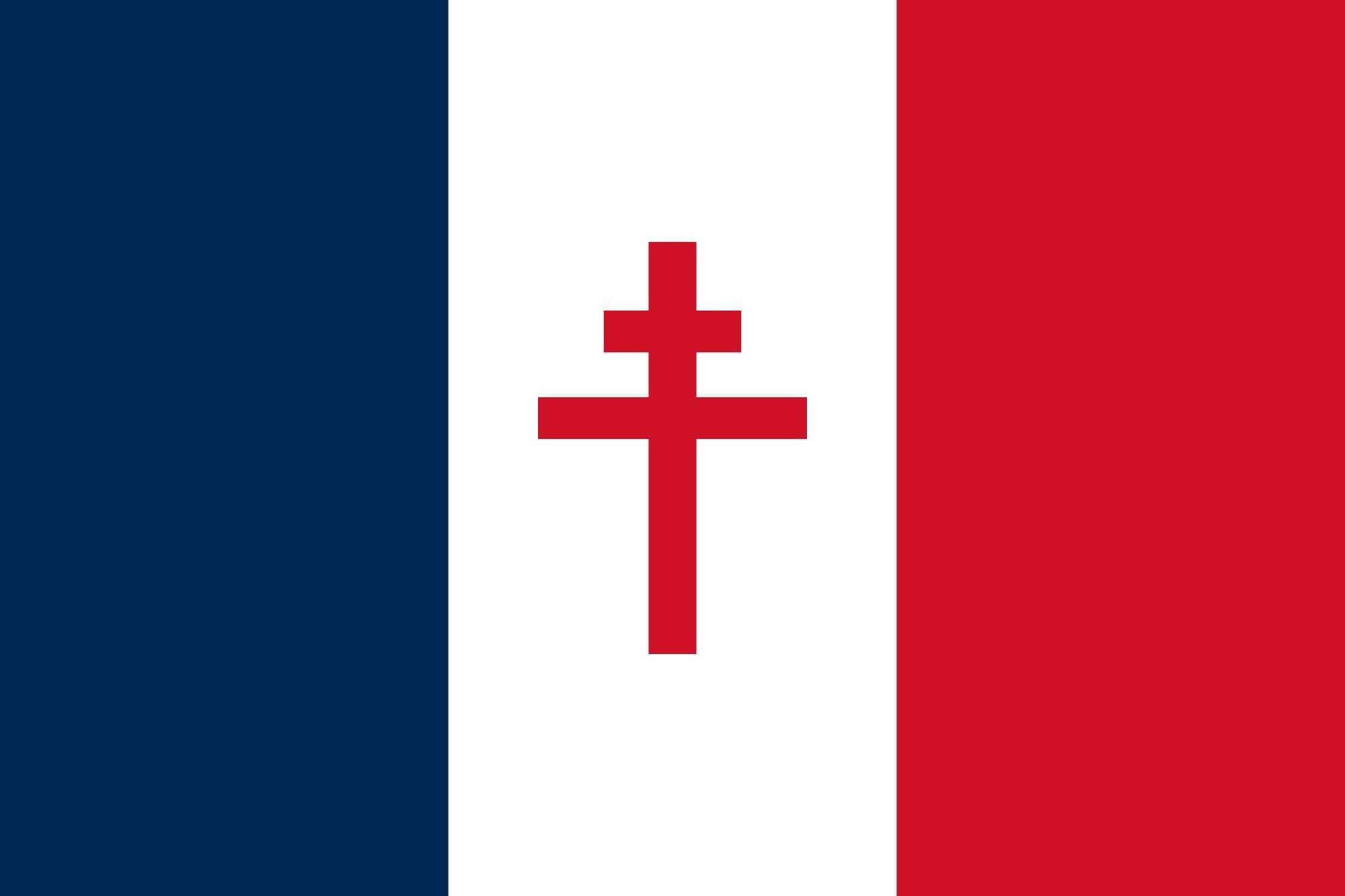 bandera de la francia libre (1940-1944)