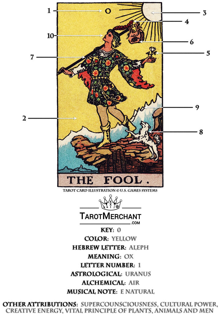 Fool – Tarot Card Meaning with Video – TarotMerchant