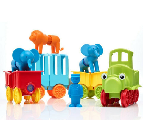 SmartMax Magnetic Discovery My First Animal Train | KidzInc Australia | Online Educational Toys