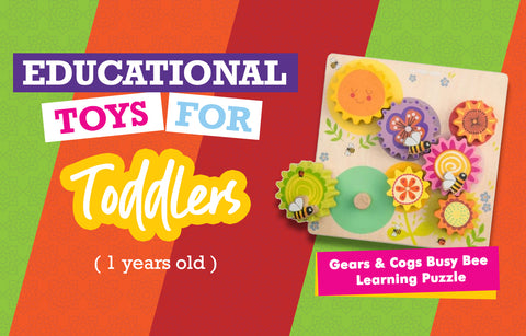 Educational Toys for One Year Olds - Gears and Cogs