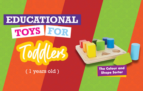 Educational Toys for One Year Olds - Colours and Shapes