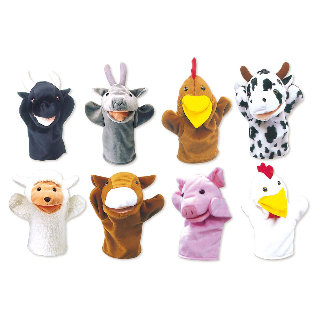 farm animal hand puppets