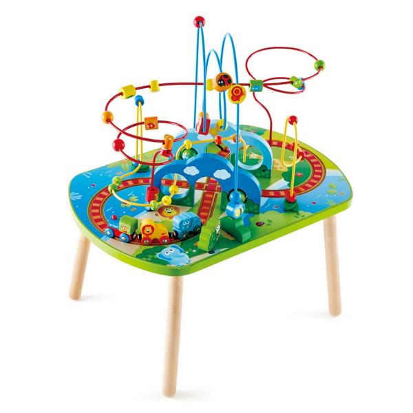 hape jungle play & train activity table