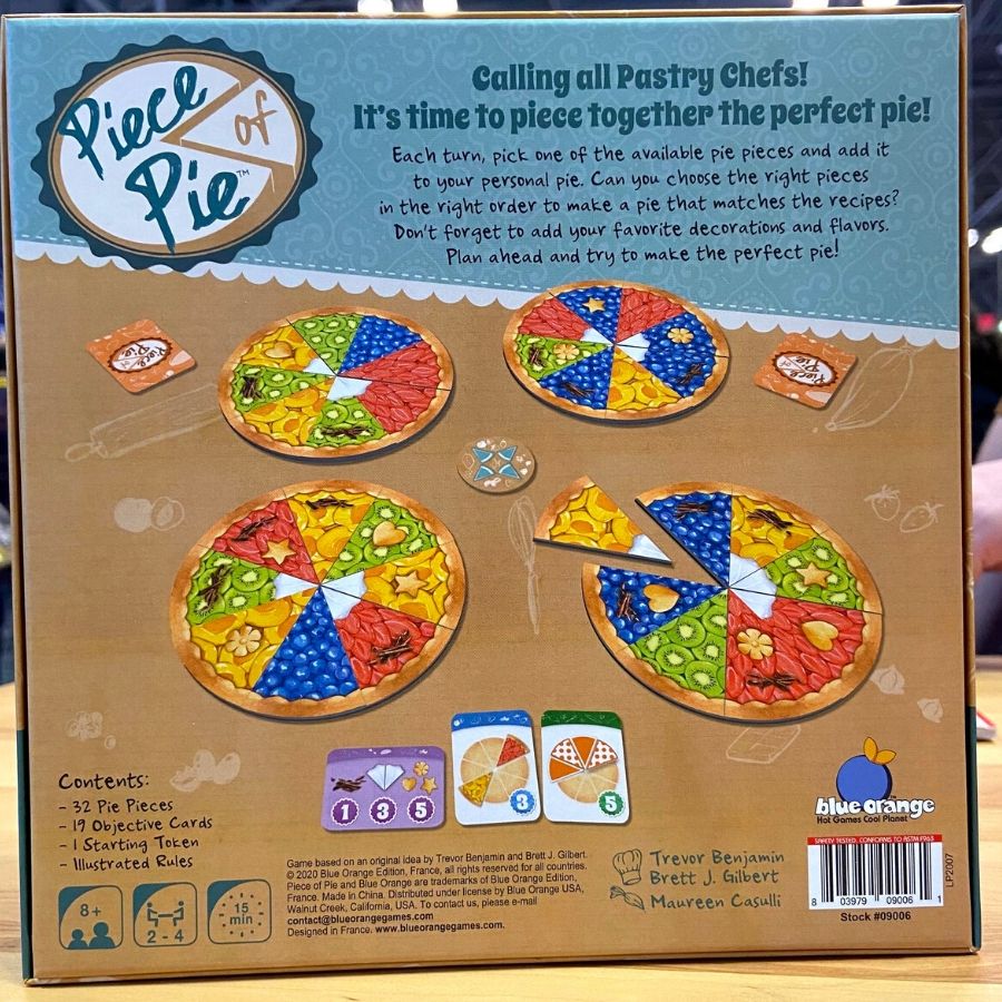 Blue Orange Games Piece of Pie Game | Math Game for Kids | KidzInc