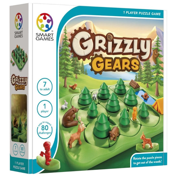 Smart Games Grizzly Gears Puzzle Game | KidzInc Australia
