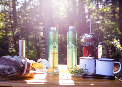 Mountain Valley Spring Water makes morning coffee or tea better