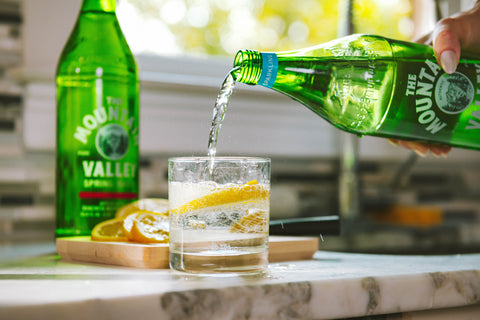 Mountain Valley Spring Water Mocktail