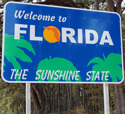 Welcome to Florida sign